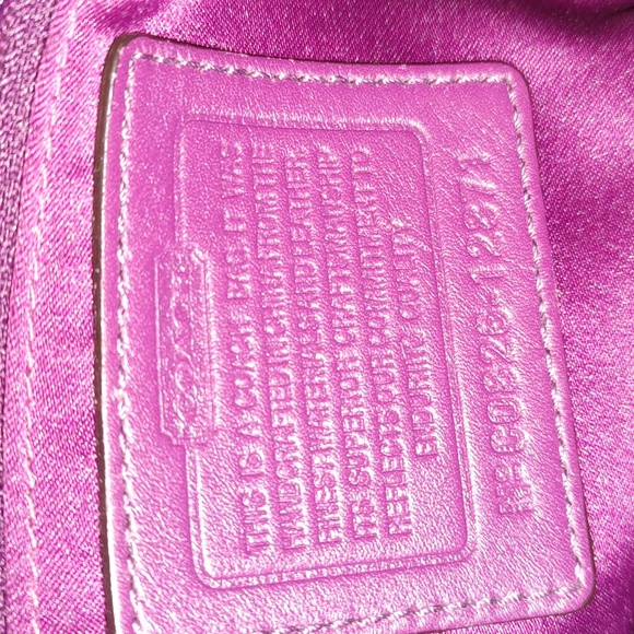 Coach Signature Jacquard Satchel - Picture 7 of 13